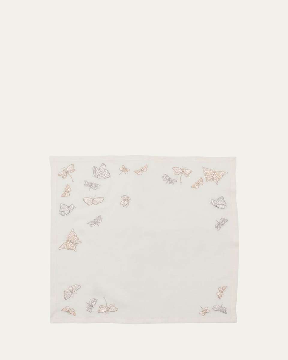 Monarch Garden Linen Napkin